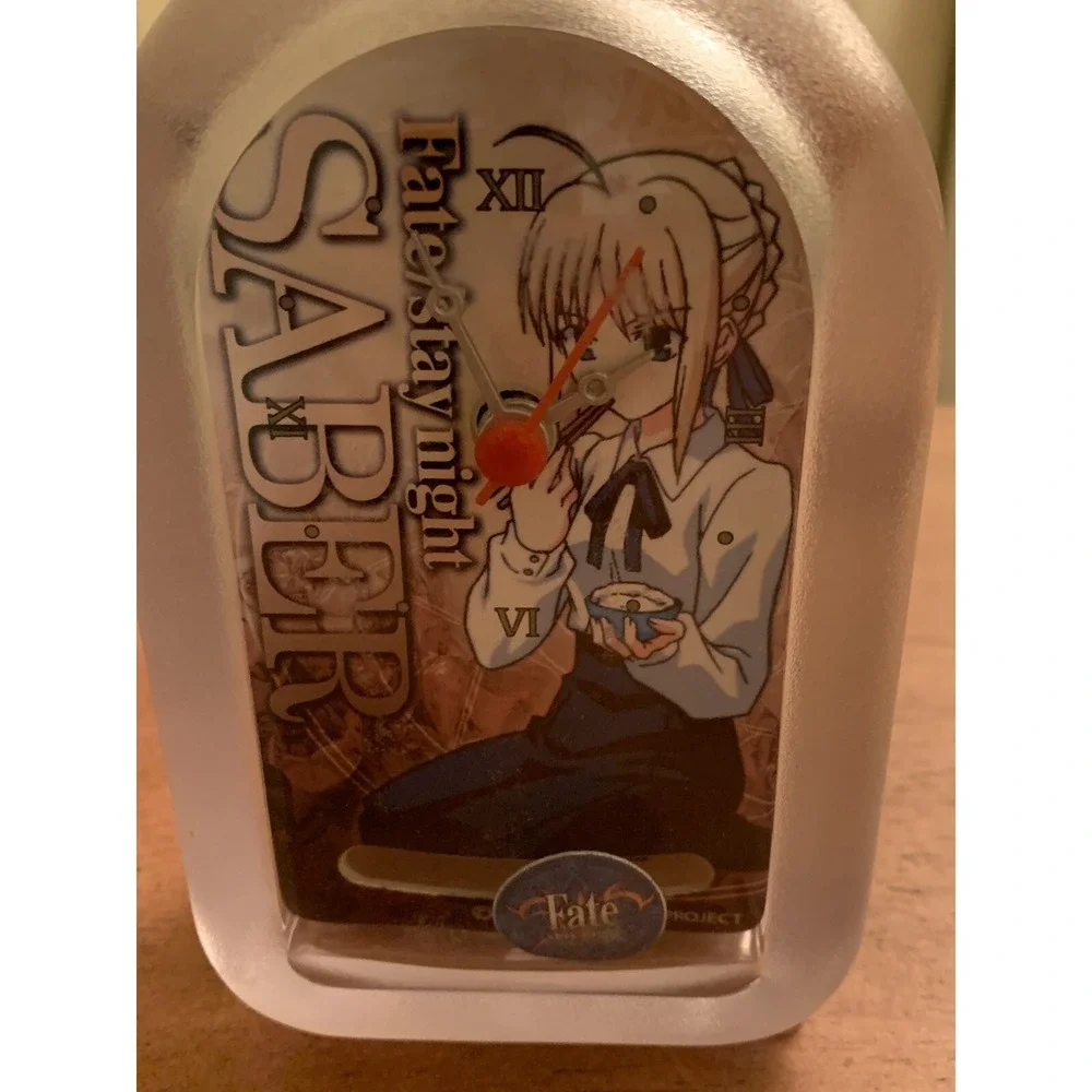 Fate Stay Night Saber Limited Edition Clock‎ Tested Working